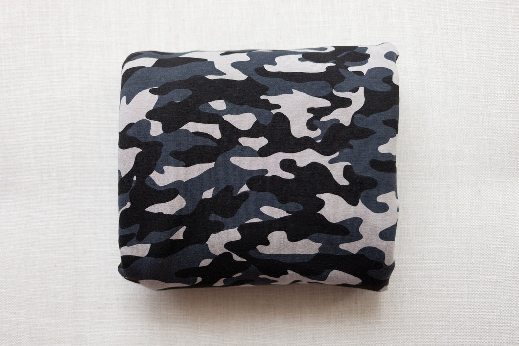 Bamboo Cotton French Terry - Charcoal Camo – Wild Ivy Supply Co.